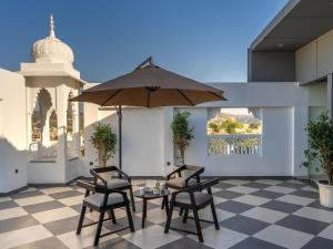 Rõdu või terrass majutusasutuses The Hosteller Bam Jaipur, Hawa Mahal