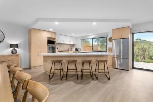 Køkken eller tekøkken på Captains Quarters