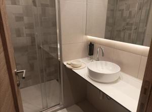 Gateway to Herzegovina’s Heritage في Vrgorac: حمام مع حوض ودش +20 صورة