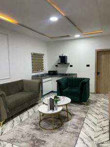 Posezení v ubytování De Groove Apartment