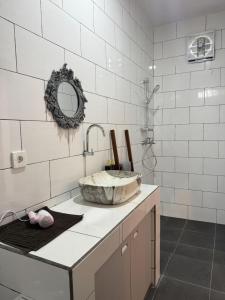 Koupelna v ubytování Willy Homestay