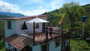Vista general de una montaña o vista desde el hotel