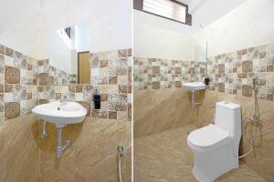 Koupelna v ubytování Hotel O Varanasi Trade Center formerly Vairaghi Villa