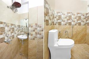 Koupelna v ubytování Hotel O Varanasi Trade Center formerly Vairaghi Villa + 26 fotografií