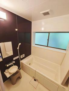 Koupelna v ubytování 月読庵