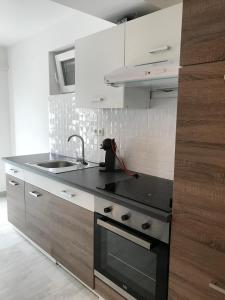 Kuchyň nebo kuchyňský kout v ubytování Apartman Dramalj + 5 fotografií