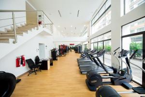 Fitnesscentret og/eller fitnessfaciliteterne på The Signature Apartment by G&L Luxury Properties Unit A407