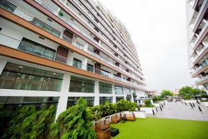 Bygningen som lejligheden ligger i