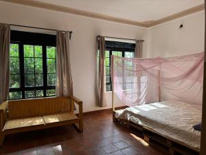 Ένα ή περισσότερα κρεβάτια σε δωμάτιο στο The Nile Silver Moon +31 φωτογραφίες