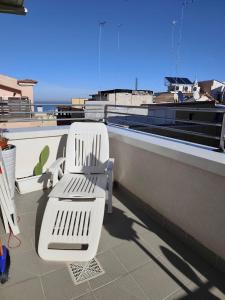 En balkon eller terrasse på affittacamere GOLD