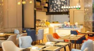 Un lugar para sentarse en Echarm Hotel Shenzhen World Exhibition and Convention Center