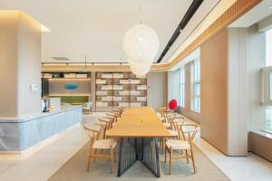 Posezení v ubytování JI Hotel Hangzhou Linping Economic Development Zone Xingqi Road