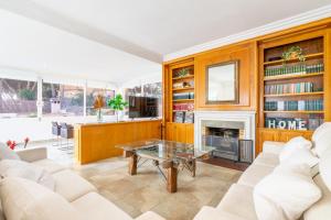 Et opholdsområde på Villa Arenas