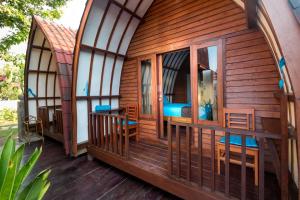 Μπαλκόνι ή βεράντα στο Little Coco Gili Trawangan Hotel