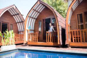 Πισίνα στο ή κοντά στο Little Coco Gili Trawangan Hotel