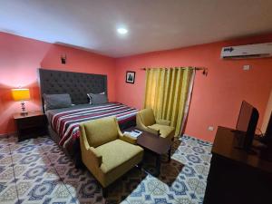 Μια τηλεόραση ή/και κέντρο ψυχαγωγίας στο elevation lodge imatt