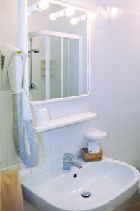 Koupelna v ubytování Hotel Giacomazzo