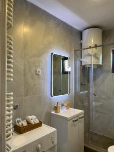 Koupelna v ubytování Apartment Gloria