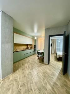 Kuchyň nebo kuchyňský kout v ubytování River view