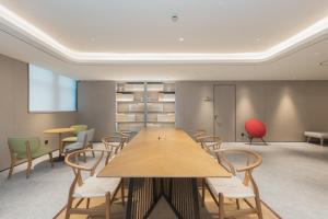 Posezení v ubytování JI Hotel Hangzhou Linping Yintai City