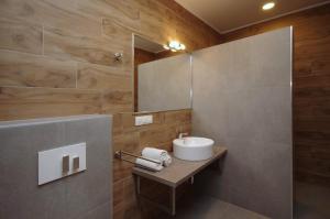 Kúpeľňa v ubytovaní Mosoly Deluxe Apartman