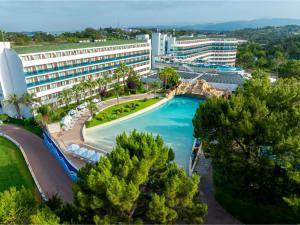 an overhead view of a resort with a swimming pool at A Good Life Utopia Family Resort in Alanya
