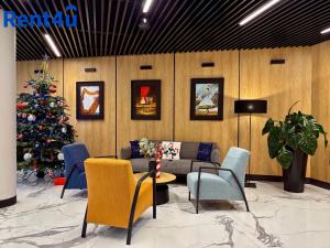 Posezení v ubytování Nad Zatoką Aparthotel Deluxe by Rent4You