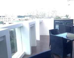 Balkón nebo terasa v ubytování Avenue Suites