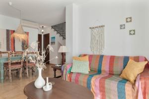 Et opholdsområde på Casita De La Luz with swimmingpool