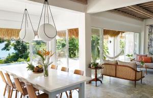 Un lugar para sentarse en Spectacular view overlooking the famous Boracay white beach !