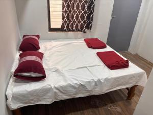 Postel nebo postele na pokoji v ubytování MR Lodge