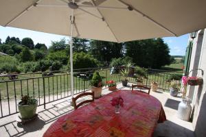 Μπαλκόνι ή βεράντα στο Maison d'Hôtes LA JEANCOISE