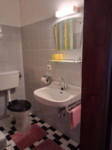 Koupelna v ubytování Pension Karner