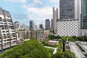 Общий вид на город Бангкок или вид на город из апартаментов/квартиры