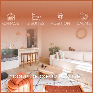 Posezení v ubytování L Ecrin d Ailleurs