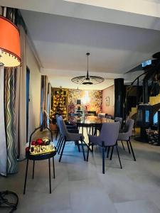 Et opholdsområde på Villa Balazuc