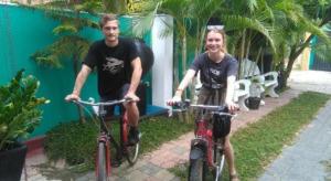 Катание на велосипеде по территории Hotel camorich или окрестностям