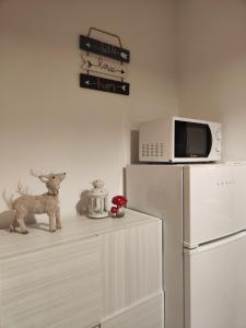 Køkken eller tekøkken på Casa vacanze ORCHIDEA BIANCA