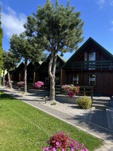 Κήπος έξω από το La Jolla Domki Drewniane