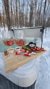 Jídlo v chaty nebo okolí