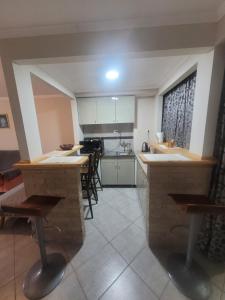 Kuchyň nebo kuchyňský kout v ubytování Koba