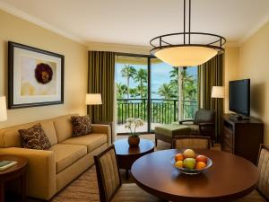 Khu vực ghế ngồi tại The Westin Kāʻanapali Ocean Resort Villas North- STUDIO VILLA