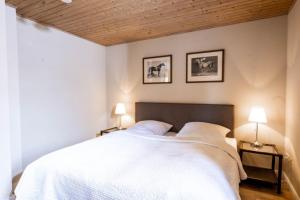 Postel nebo postele na pokoji v ubytování Lüdersburger Strasse 19a