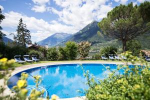 Poolen vid eller i närheten av Art & Nature Chalet Anna