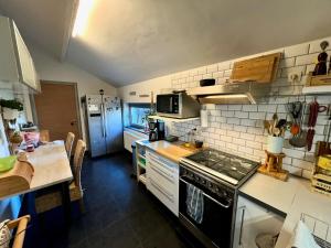 Kuchyň nebo kuchyňský kout v ubytování Asio