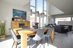 Et opholdsområde på Villa Kristall