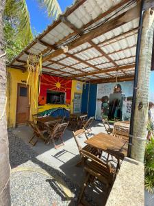 Αίθριο ή υπαίθριος χώρος στο HOSTEL ARACAJU Sequência Surf Paradise POUSADA