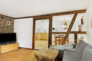 TV a/nebo společenská místnost v ubytování Ferienwohnungen Diefenbach