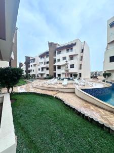 Πισίνα στο ή κοντά στο Résidence Macha'allah