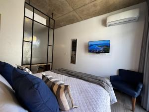 Postel nebo postele na pokoji v ubytování Lima alojamiento en Salta para 2